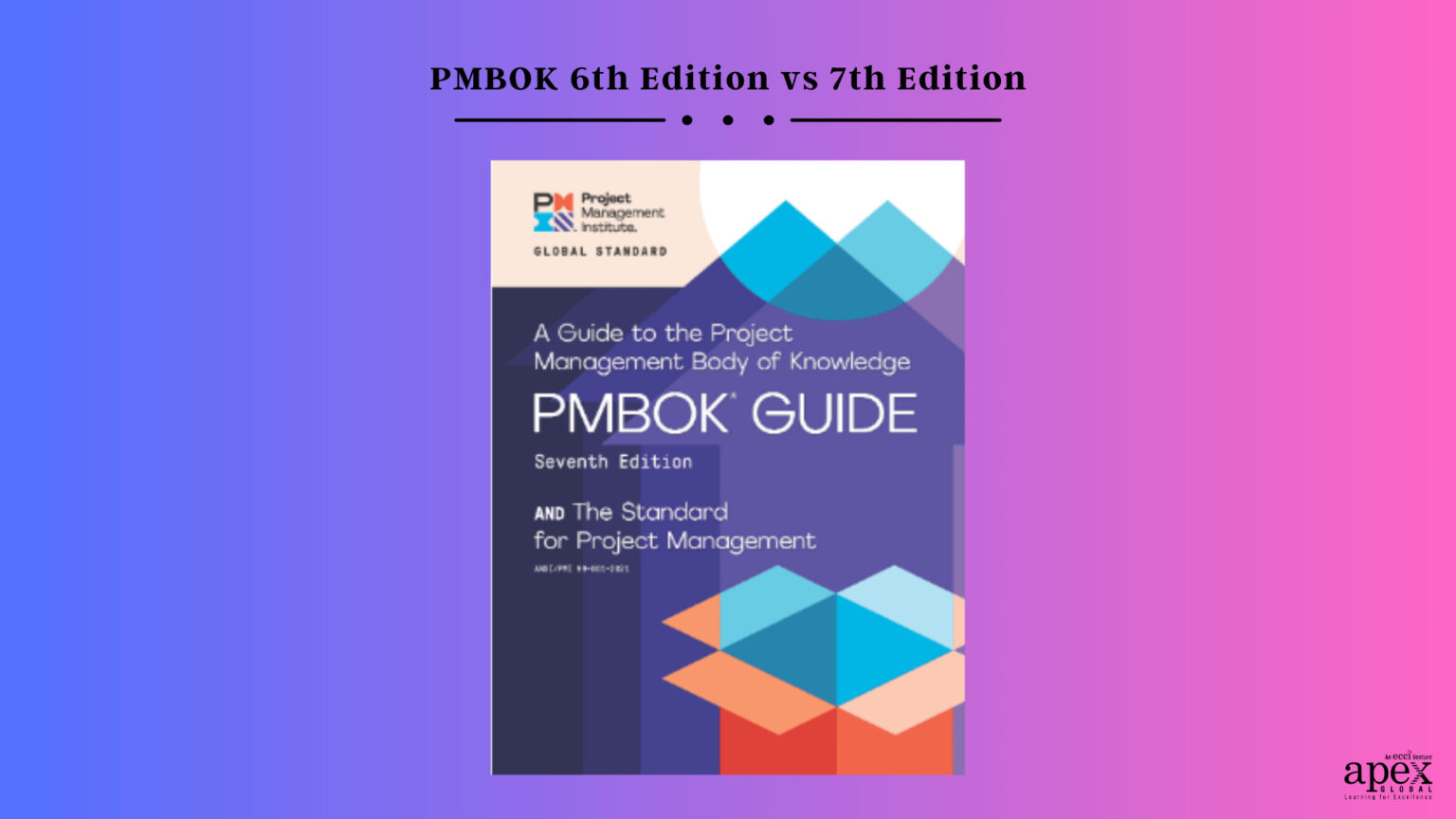 PMBOK 6th Edition Vs 7th Edition